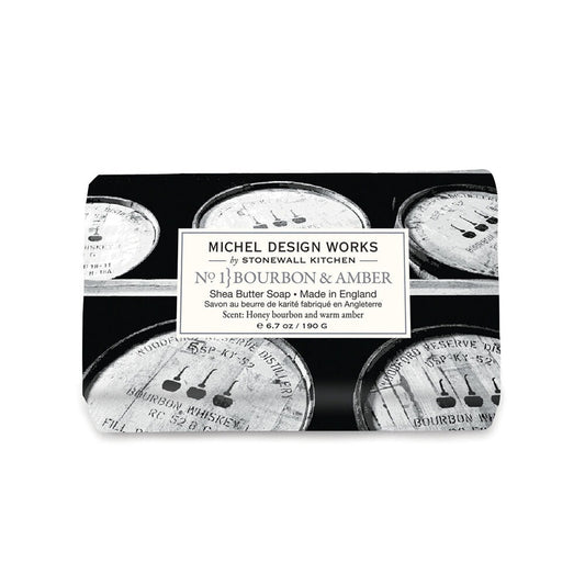Bourbon & Amber Med Bath Soap Bar
