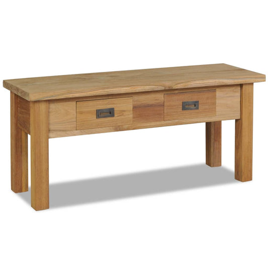 Hall Bench Solid Teak 35.4&quot;X11.8&quot;X15.7&quot;