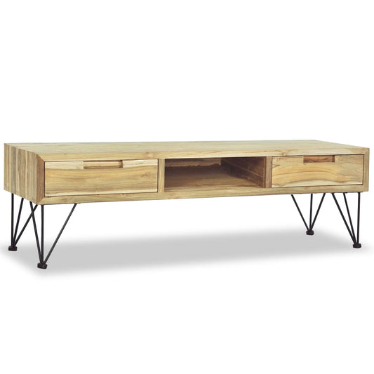 Tv Stand 47.2&quot;X13.8&quot;X13.8&quot; Solid Teak