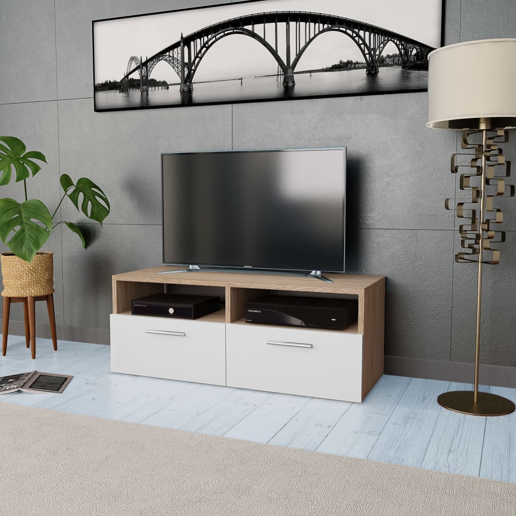 Tv Stand Engineered Wood 37.4&quot;X3.8&quot;X4.2&quot;