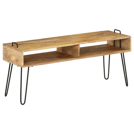 Tv Stand Solid Mango Wood 43.3&quot;X13.8&quot;X17.7&quot;