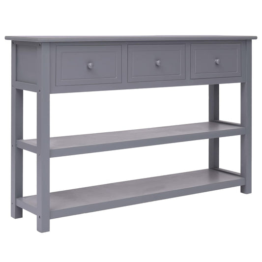 Sideboard Grey 115x30x76 cm Wood