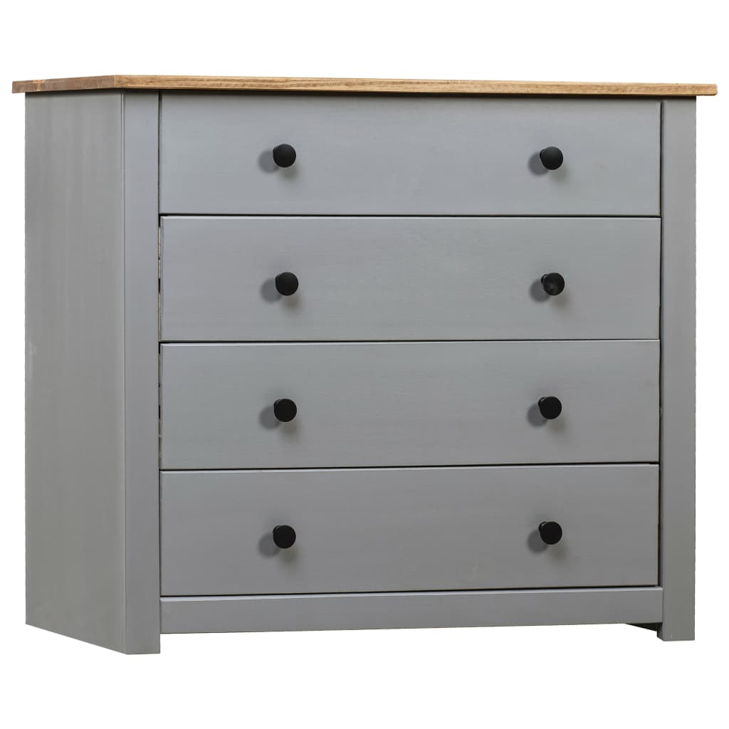 Side Cabinet 3.5&quot;X5.7&quot;X28.7&quot; Pine Panama Range