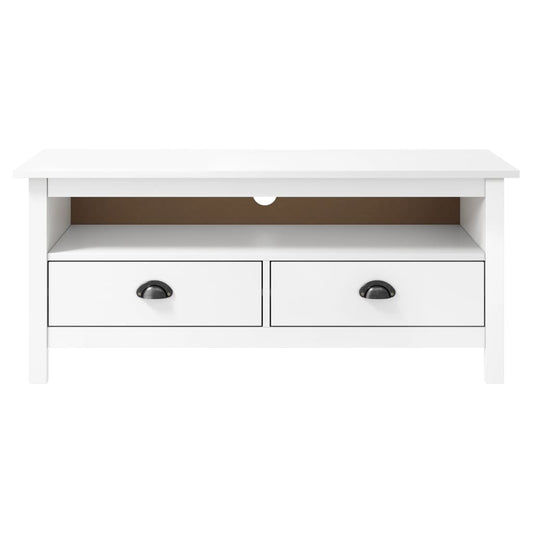 Tv Stand Hill 43.3&quot;X5.7&quot;X8.5&quot; Solid Pine Wood