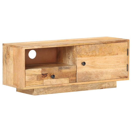 Tv Stand 35.4&quot;X11.8&quot;X13.8&quot; Solid Wood Mango