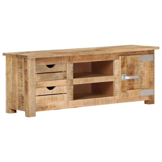 Tv Stand 43.3&quot;X11.8&quot;X15.7&quot; Rough Mango Wood