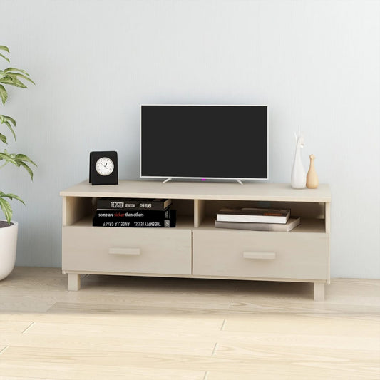 Tv Stand Hamar 4.7&quot;X5.7&quot;X5.7&quot; Solid Wood Pine
