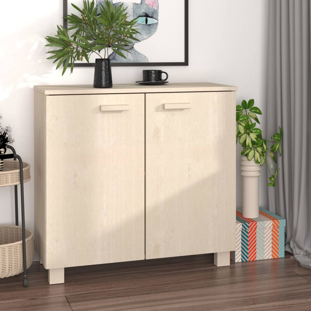 Sideboard Hamar 33.5&quot;X3.8&quot;X3.5&quot; Solid Wood Pine