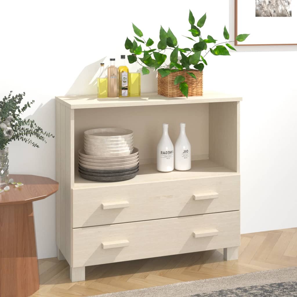 Sideboard Hamar 33.5&quot;X3.8&quot;X3.5&quot; Solid Wood Pine