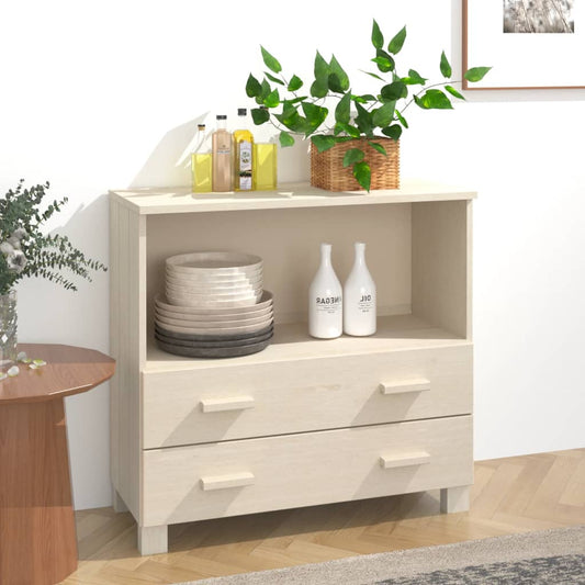 Sideboard Hamar 33.5&quot;X3.8&quot;X3.5&quot; Solid Wood Pine