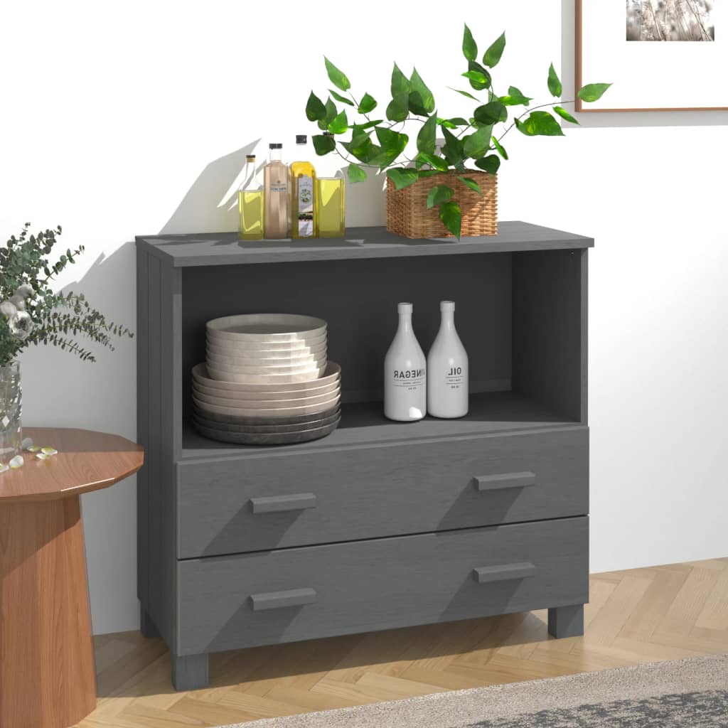 Sideboard Hamar 33.5&quot;X3.8&quot;X3.5&quot; Solid Wood Pine