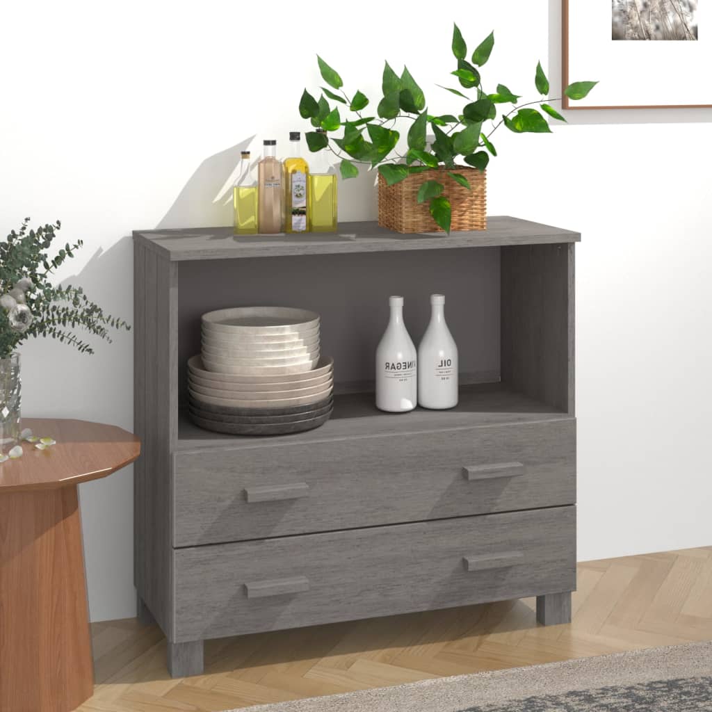 Sideboard Hamar 33.5&quot;X3.8&quot;X3.5&quot; Solid Wood Pine