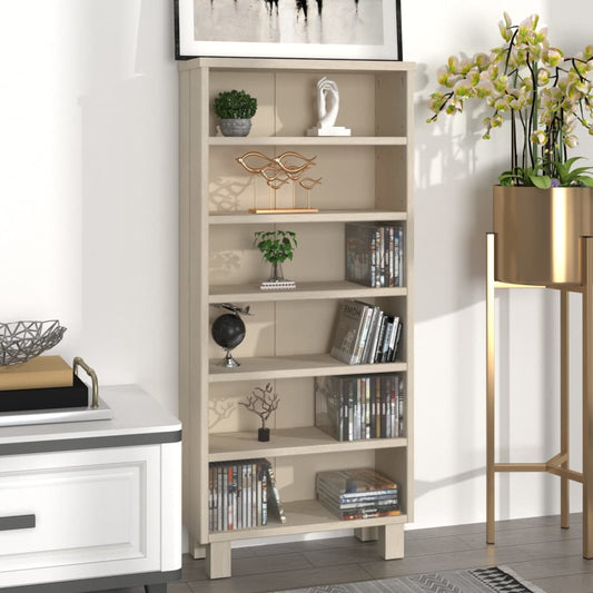 Cd Cabinet Hamar 7.7&quot;X7.&quot;X39.4&quot; Solid Wood Pine
