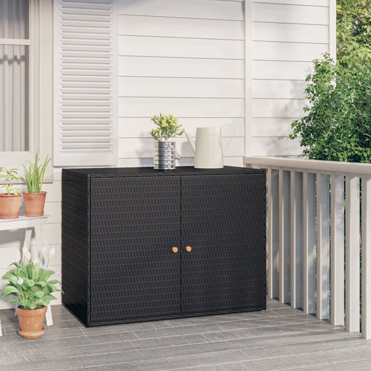 Garden Storage Cabinet 39.4&quot;X2.9&quot;X3.5&quot; Poly Rattan