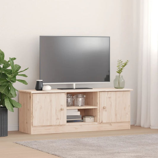 Tv Stand Alta 44.&quot;X3.8&quot;X6.&quot; Solid Wood Pine
