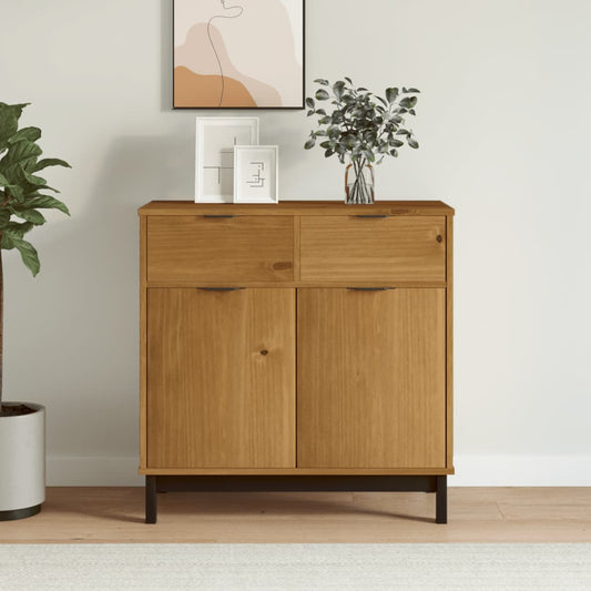 Sideboard Flam 31.5&quot;X15.7&quot;X31.5&quot; Solid Wood Pine