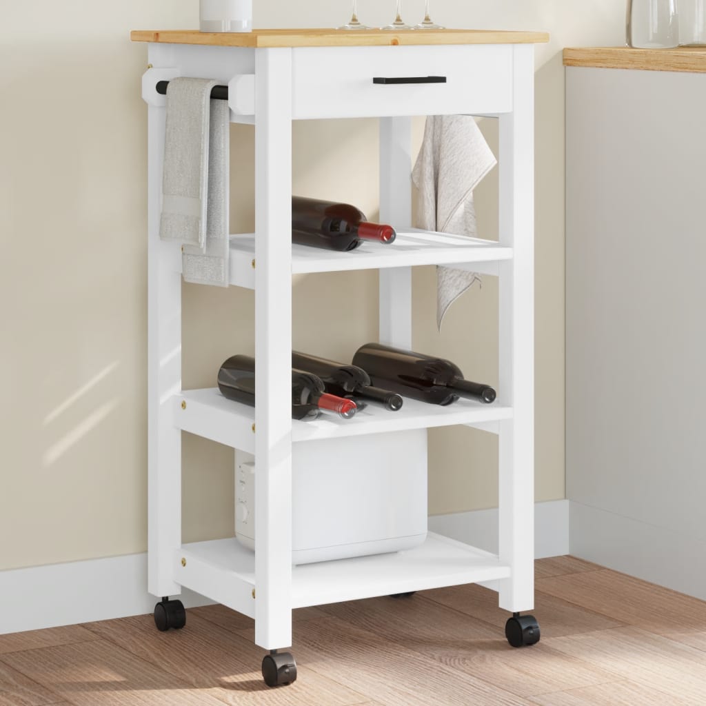 Kitchen Trolley Monza Solid Wood Pine