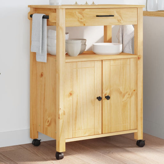 Kitchen Trolley Monza Solid Wood Pine