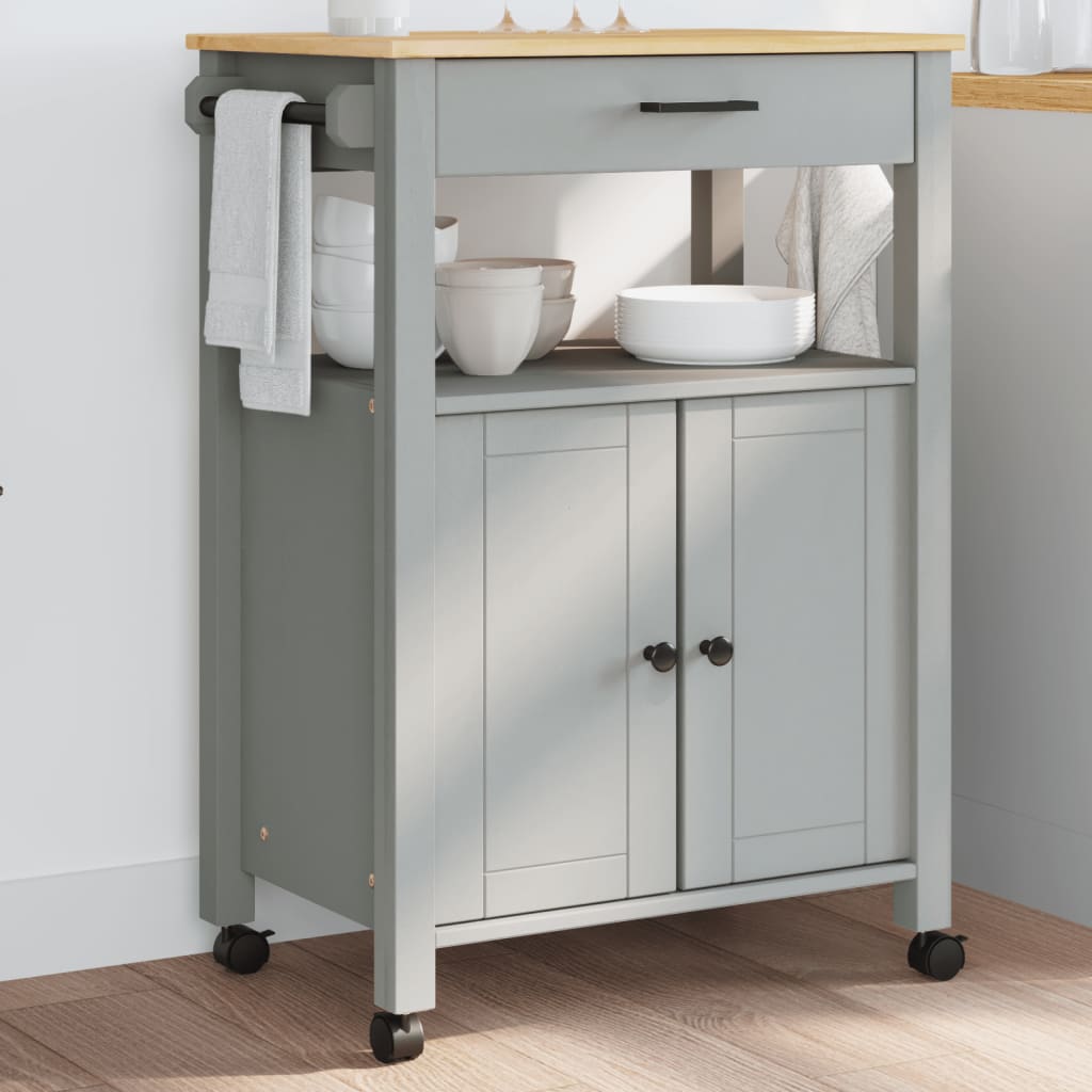 Kitchen Trolley Monza Solid Wood Pine