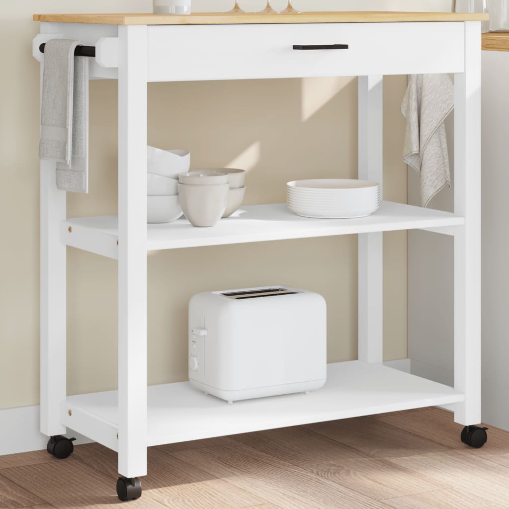 Kitchen Trolley Monza Solid Wood Pine