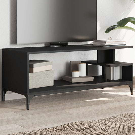 Tv Stand 40.2&quot;X5.7&quot;X6.&quot; Engineered Wood And Powder-Coated Steel