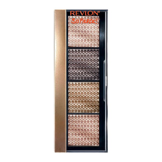 Revlon Eyeshadow Palette, So Fierce Prismatic Eye Makeup, Ultra Creamy Pigmented in Blendable Matte & Pearl Finishes, 961 That's A Dub, 0.21 Oz