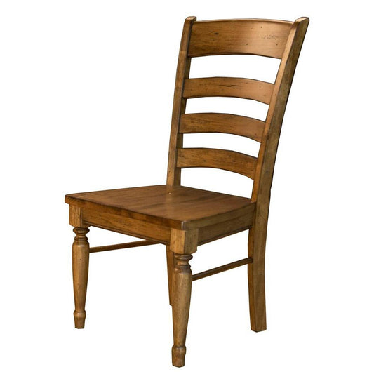 A-America Bennett Ladderback Side Chair in Smoky Quartz