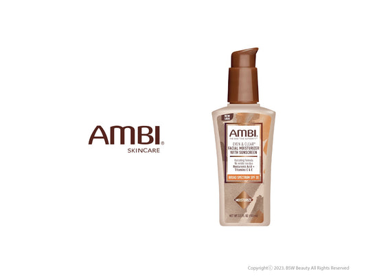 AMBI EVEN & CLEAR FACIAL MOISTURIZER WITH SPF 30 3.5OZ