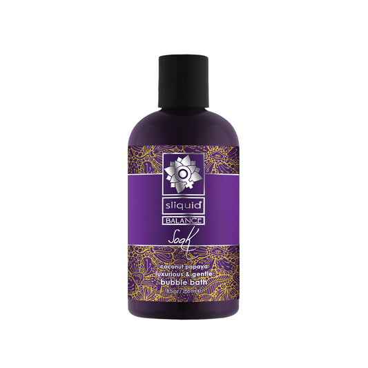 Sliquid Balance Soak Coconut Papaya 8oz Intimates Adult Boutique