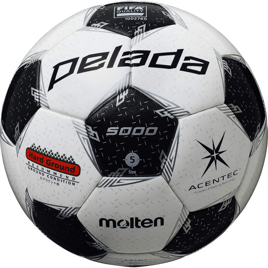Molten Soccer Ball PELADA ACENTEC 5000 Turf FIFA Approved Size:5 F5L5000 NEW