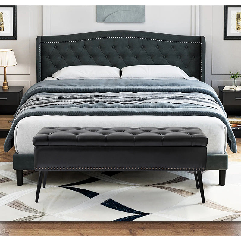 Arnold Upholstered Flip Top Storage Bench