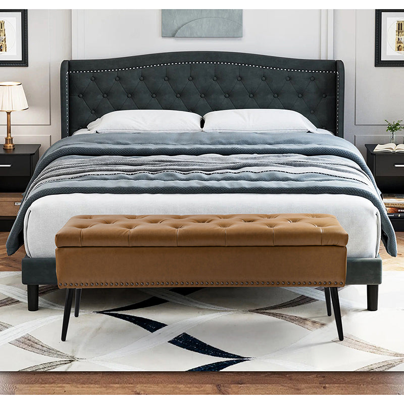 Arnold Upholstered Flip Top Storage Bench