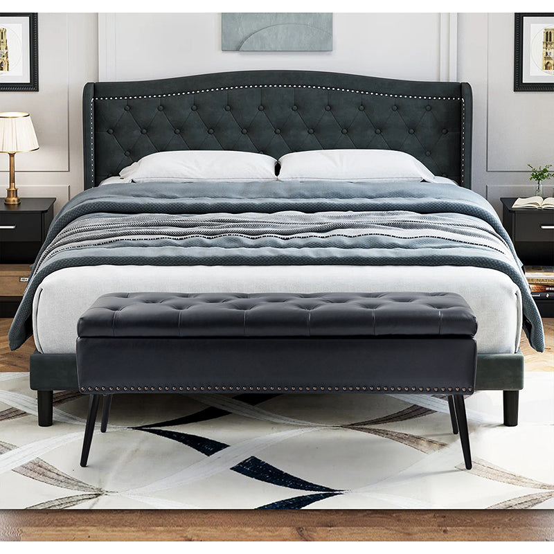 Arnold Upholstered Flip Top Storage Bench