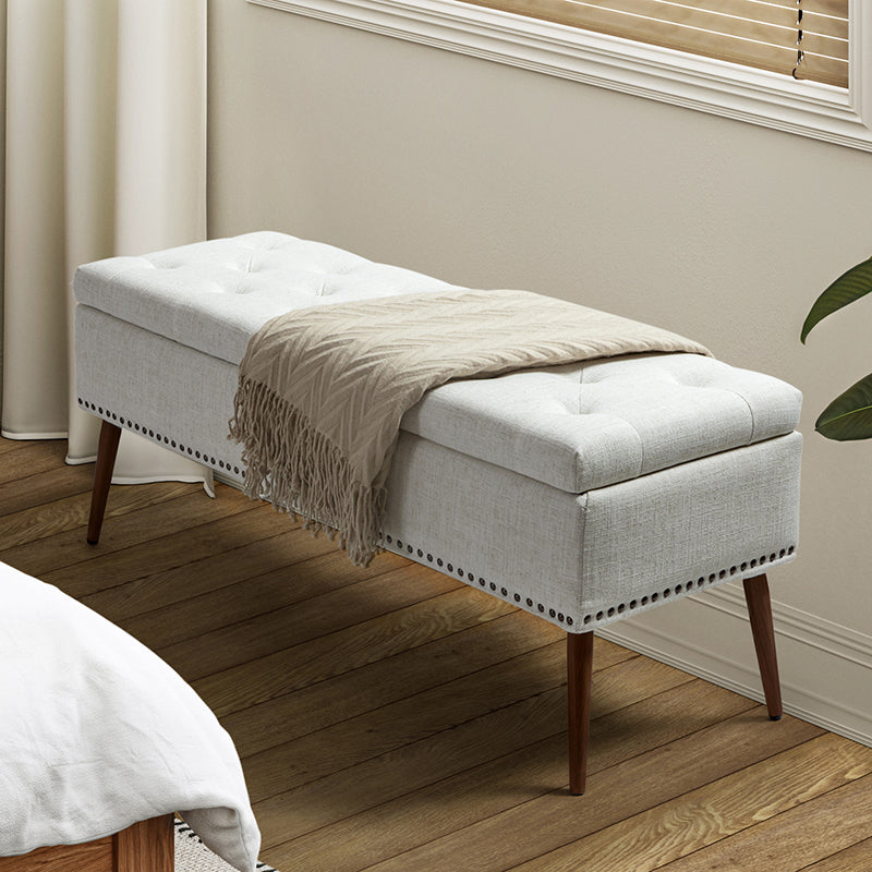 Wendy Upholstered Flip Top Storage Bench
