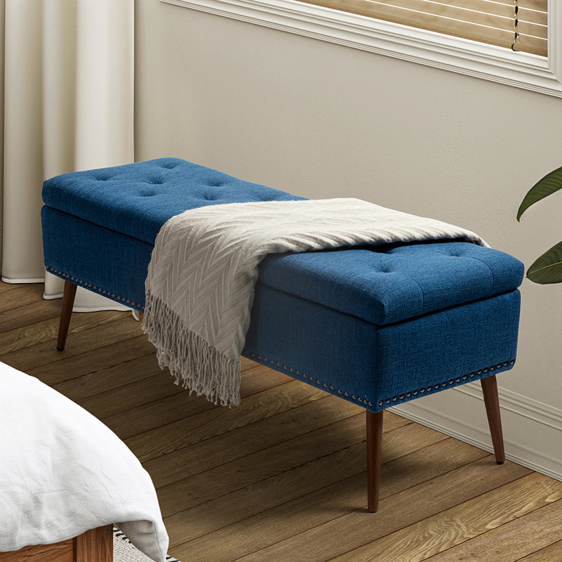 Wendy Upholstered Flip Top Storage Bench