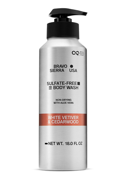 SULFATE-FREE BODY WASH - WHITE VETIVER & CEDARWOOD