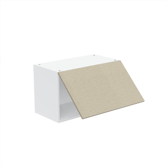 RTA - Fabric Grey - Horizontal Door Wall Cabinets | 24"W x 15"H x 12"D