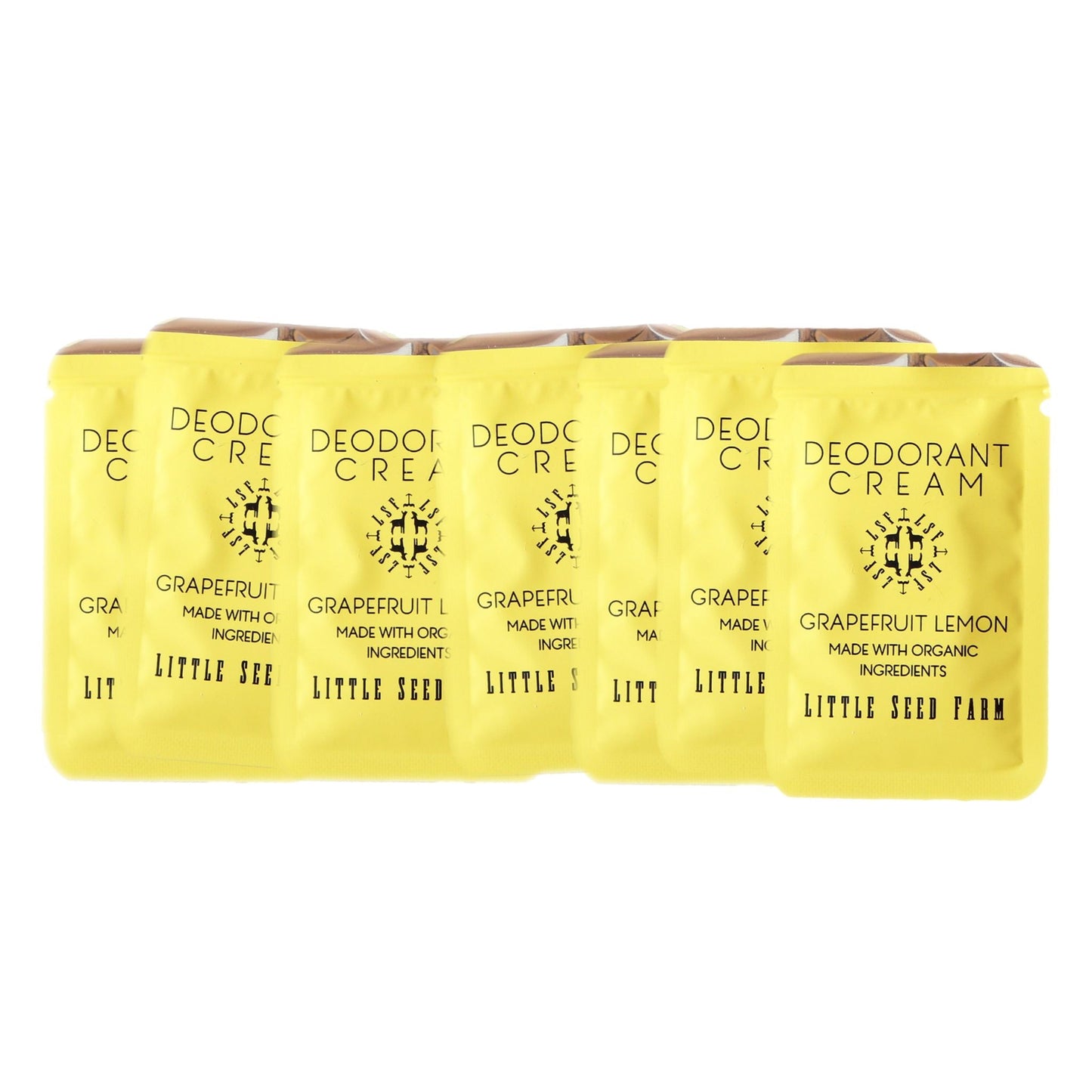 Travel Pack - Eight Organic Deodorant Cream Pouches