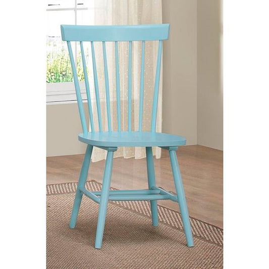 Homelegance April Side Chair In Pastel Blue
