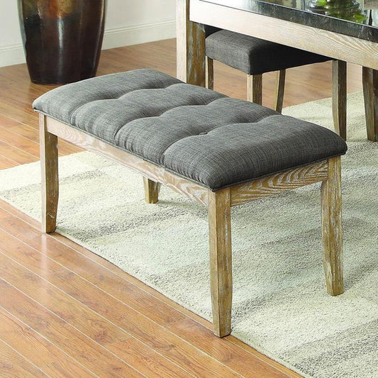 Homelegance Huron 49 Inch Bench in Light Oak