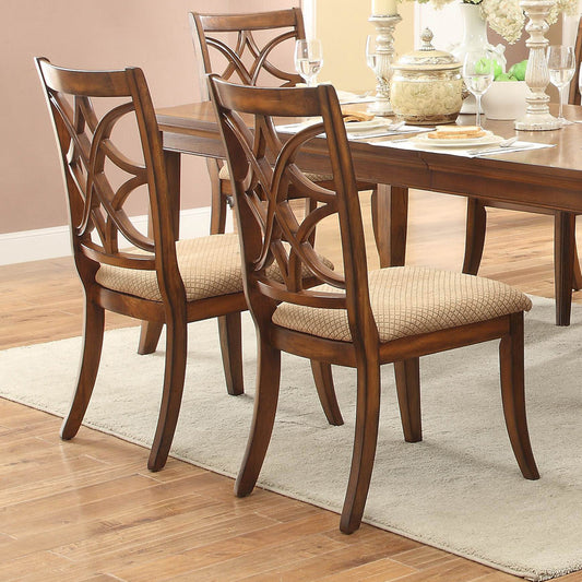 Homelegance Keegan II Side Chair in Warm Oak