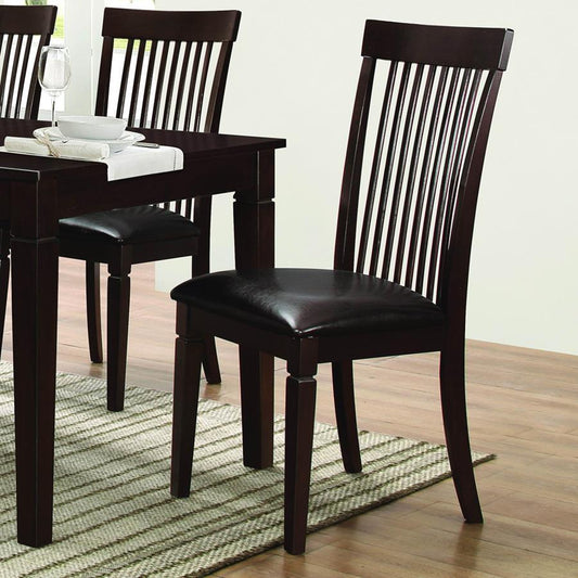 Homelegance Minden Side Chair in Warm Brown