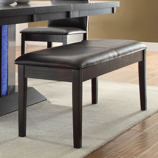 Homelegance Pulse 42 Inch Bench w/ Dark Brown Bi-Cast Vinyl Seating