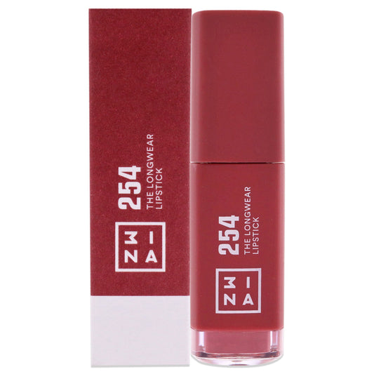 The Longwear Lipstick - 254 Dark Pink Nude by 3Ina for Women - 0.20 oz Lipstick