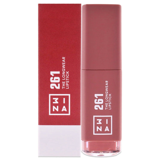 The Longwear Lipstick - 261 Dark Nude by 3Ina for Women - 0.20 oz Lipstick