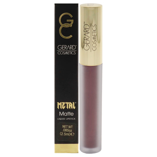Hydra Metal Matte Liquid Lipstick - Underworld by Gerard Cosmetic for Women - 0.085 oz Lipstick