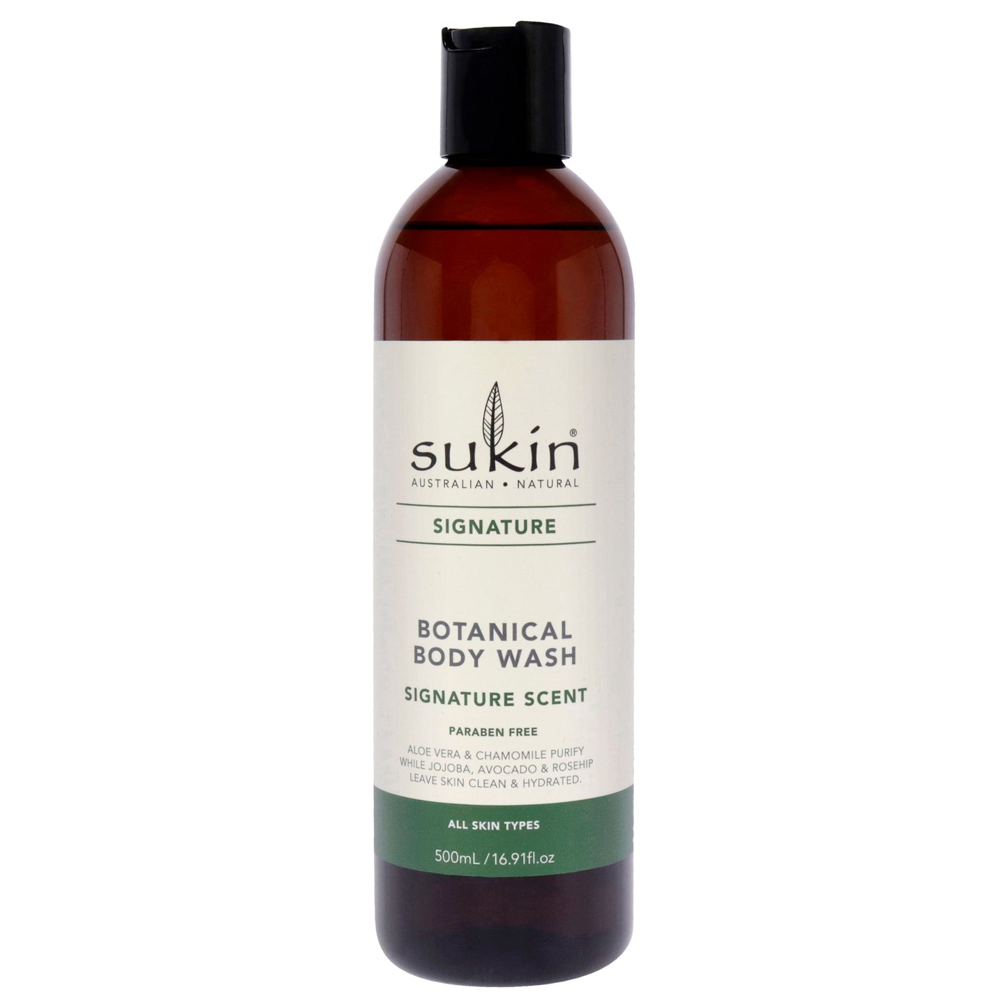 Signature Botanical Body Wash by Sukin for Women - 16.9 oz Body Wash