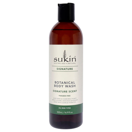 Signature Botanical Body Wash by Sukin for Women - 16.9 oz Body Wash
