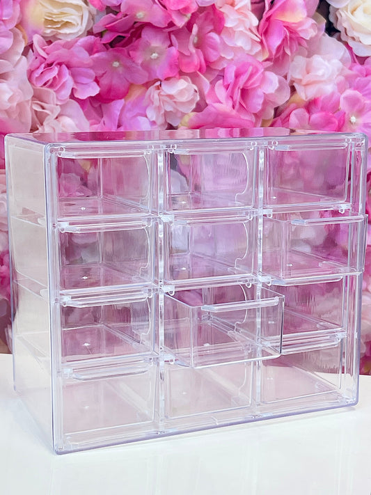 12 Grids Nail Storage Organizer