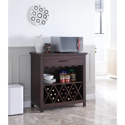 Home Source Jill Zarin Mahogany Bar Sideboard - $100